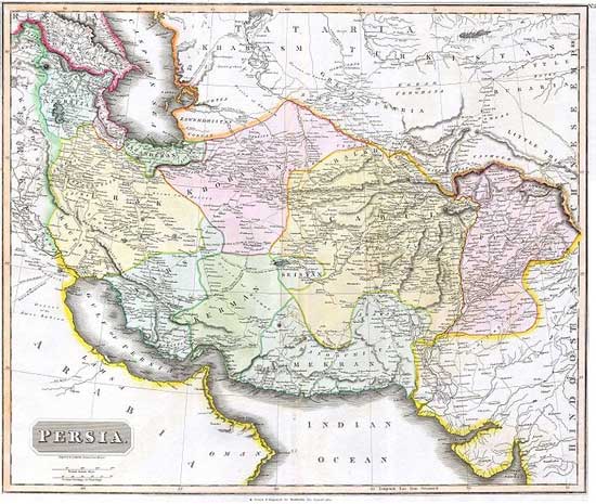 سرزمین های جدا شده از ایران در طول 196 سال گذشته