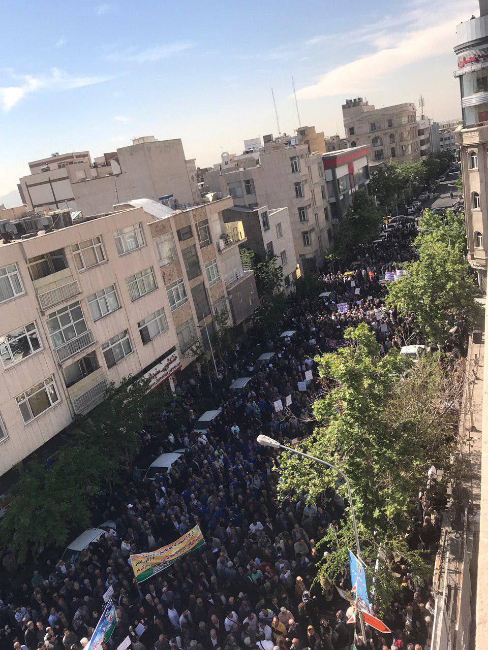 راهپیمایی روز کارگر در تهران