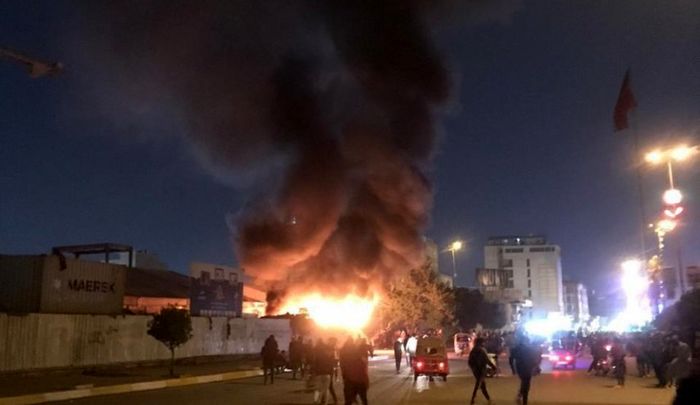 هیئت های حسینی در محله حی البلدیه کربلا به آتش کشیده شد