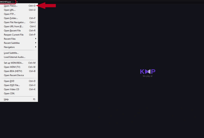 اجرای همزمان 2 زیرنویس در برنامه kmplayer