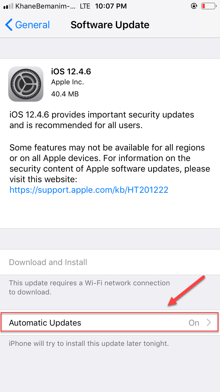 بروزرسانی اپل