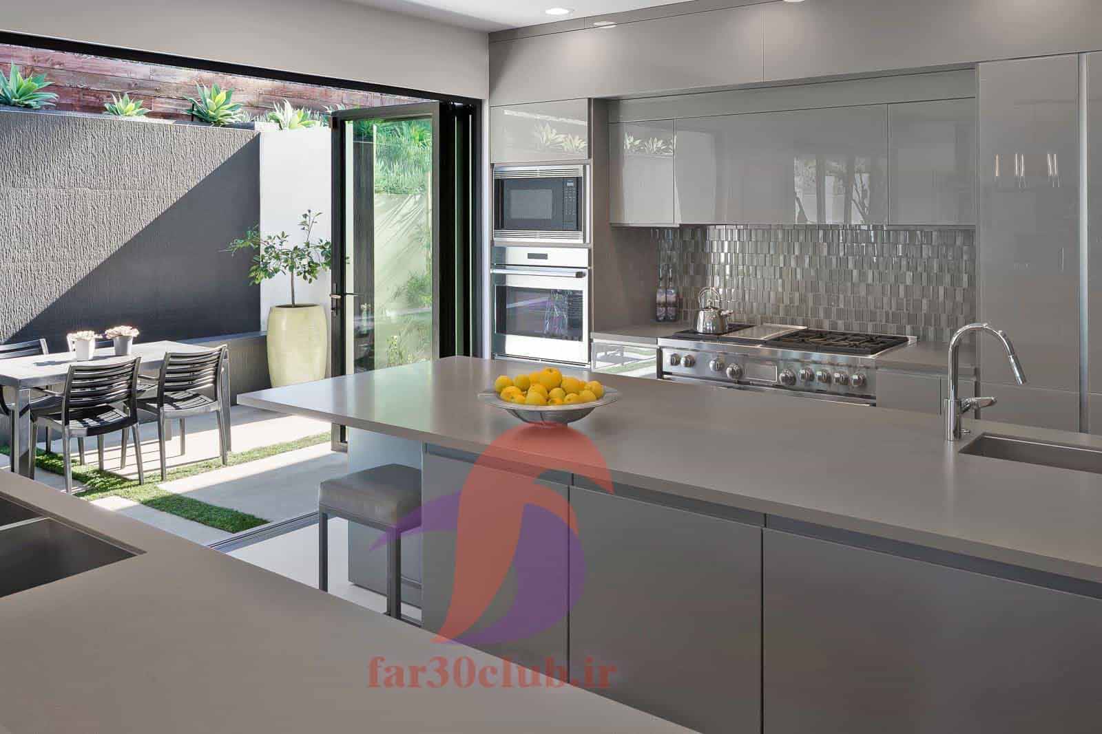 طراحی کابینت طوسی